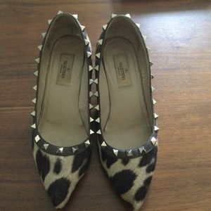 Valentino Garavani animal print shoes